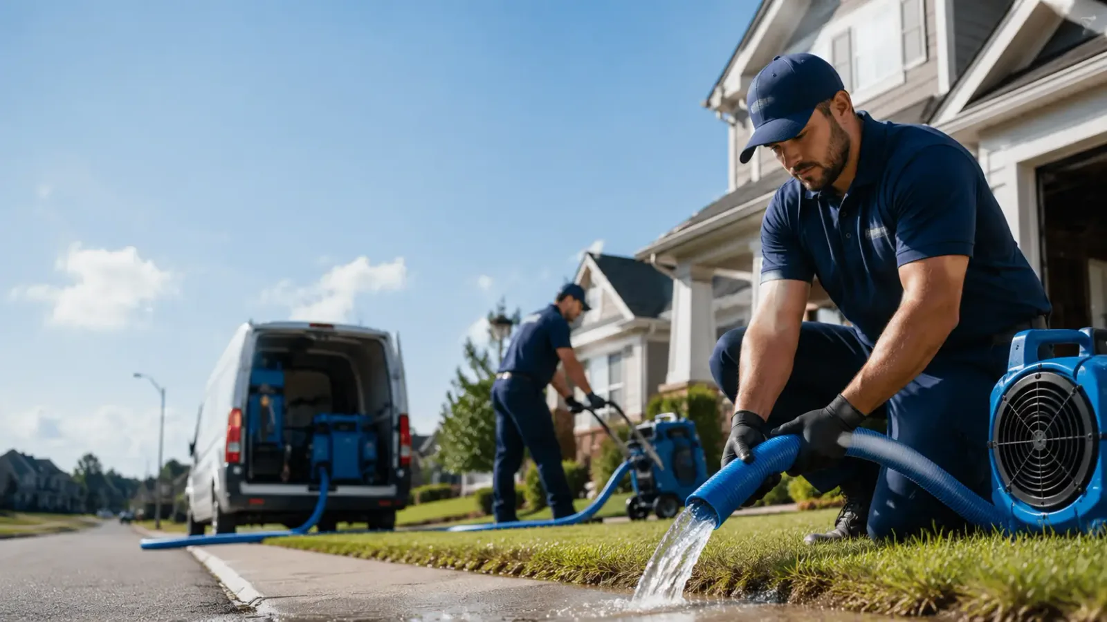 Flood Damage Restoration in Marine, IL